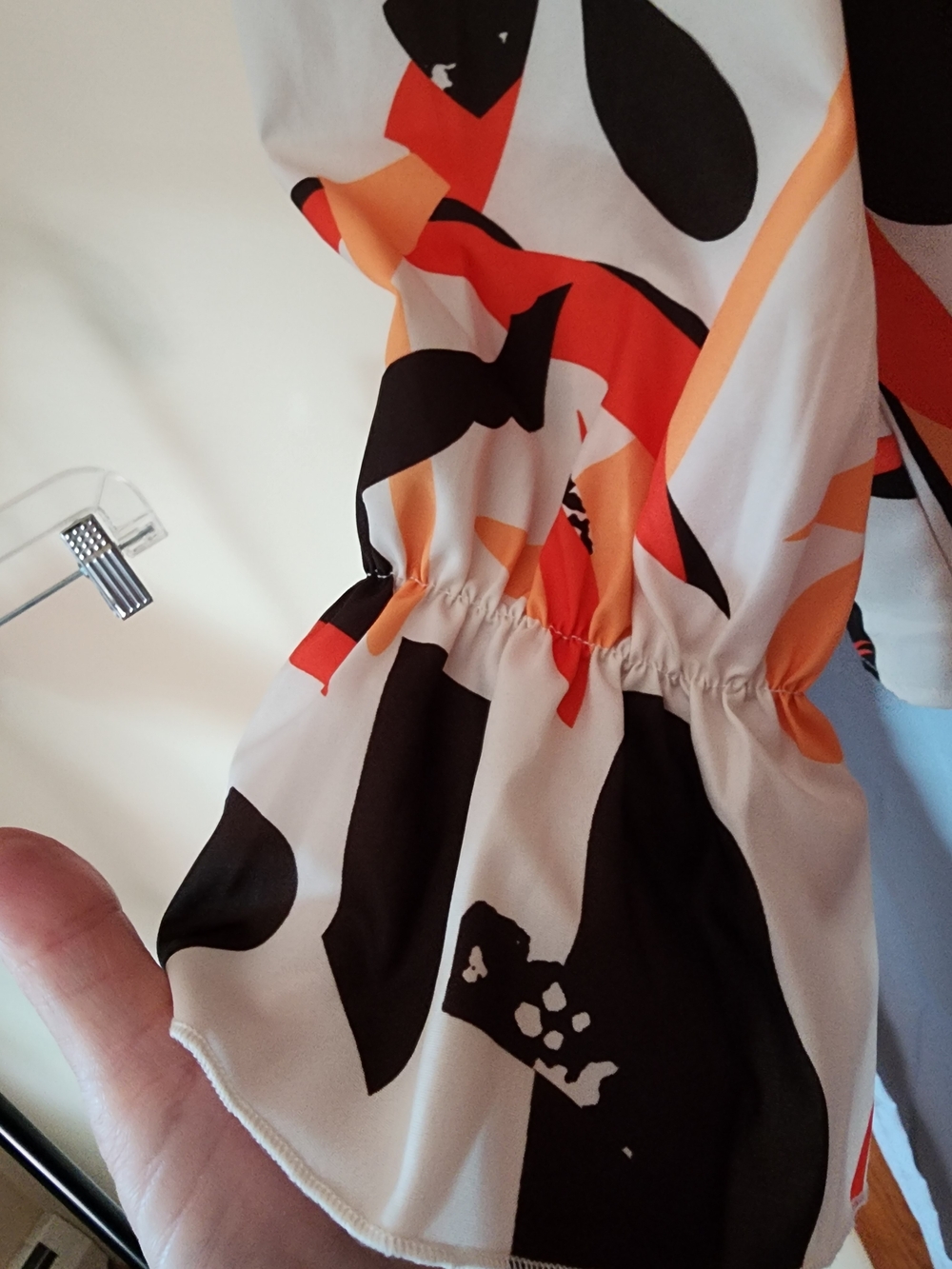 Source Unknown Multi-Color Abstract Print Blouse - Picture 4 of 6